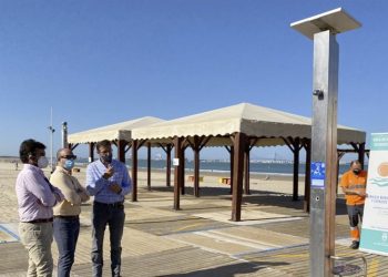 Duchas inteligentes para las playas de El Puerto