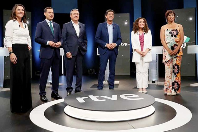 El debate andaluz en RTVE: entre la demagogia reaccionaria de VOX y el andalucismo crítico con los recortes