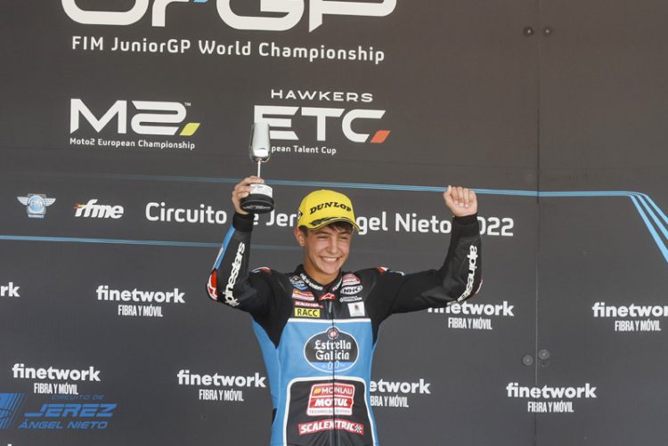 El FIM JuniorGP World Championship echa el telón en Jerez con una jornada brillante