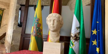 De vuelta a casa el busto romano robado en Bornos en 2010