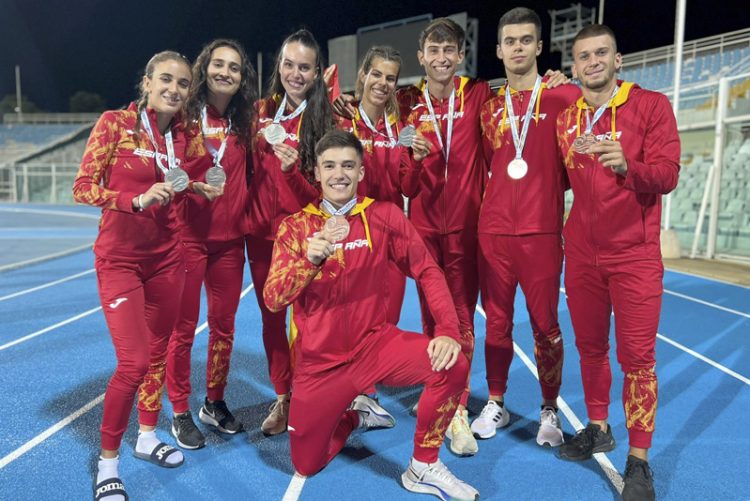 #EspañaAtletismo logra 16 medallas en el Campeonato Mediterráneo sub23 de Pescara