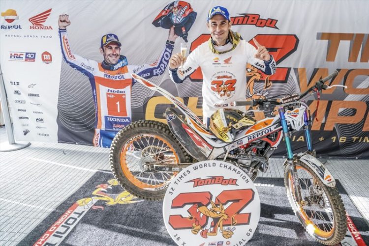 Suma y sigue: Toni Bou, campeón del mundo de TrialGP 2022