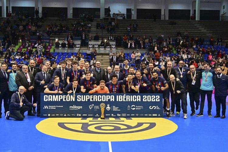 El Barça se convierte en el primer campeón de la Supercopa Ibérica de balonmano