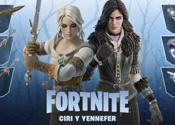 La franquicia de The Witcher se expande en Fortnite con las nuevas skins de Ciri y Yennefer
