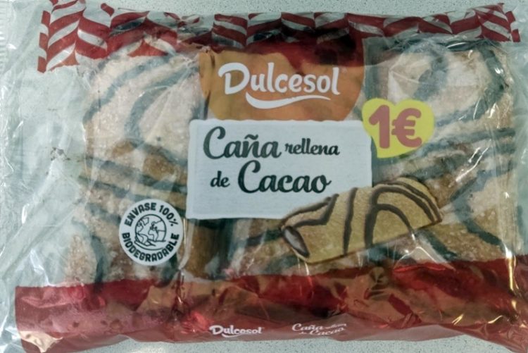 Retiran varios lotes de cañas de cacao Dulcesol por contener trazas de leche no declaradas en la etiqueta
